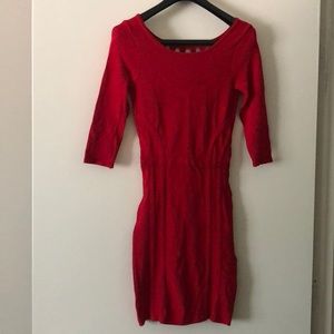 Sexy Red BeBe Dress